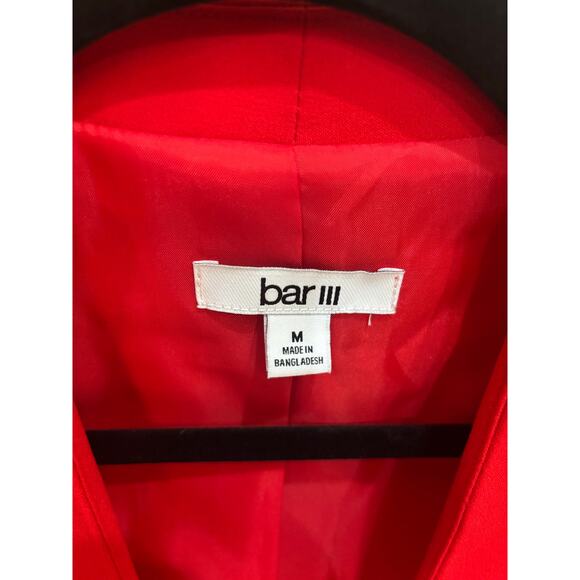 Bar III medium red blazer jacket - Picture 7 of 7